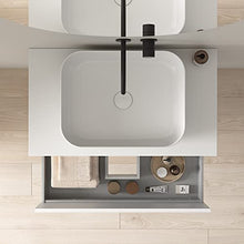 Amizuva Niwa Top Mobile da bagno, in legno, 80 cm, 4 pezzi