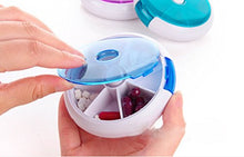 BIAOZH-Button Rotary Kit Portatile 7 griglia Box Drug Separati.