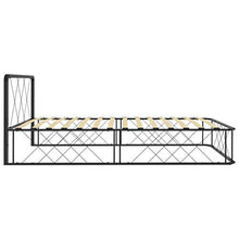 SKM Giroletto Nero in Metallo 90x200 cm (19kg)