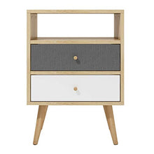 Comodino Semplice e Moderno Nordic Storage Locker Camera da Letto Economy Mini Mini Storage Semplice Armadio Piccolo Carico 300KG-67,4x50x40cm FANJIANI