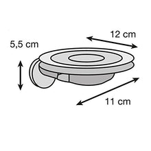 Saniplast Serie Round - Portasapone Metallo Cromato