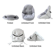 GXFCQKDSZX Morbido Cuscino di Supporto Lombare in Peluche, utilizzato per Auto da Ufficio e familiari