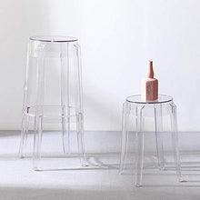 Bar chair Bar Stool High Chair Acrylic scandinava Stile Trasparente Semplice Antiscivolo Anti-abrasione Home Office Ufficio Studio Restaurant Cafe 1 Confezione (Size : 75cm)