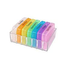 2pcs plastica Medichine Box Seven Day grande pillola medicina pillole titolare dispenser