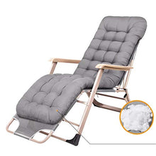 Hfyg Lettino Prendisole Gray Comodo Zero-Gravity Recliner Terrace Pieghevole Beach Recliner Extra Wide Patio Chaise Longue con Cuscini Chaise Longue