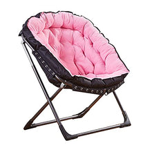 BJH Lettini Pieghevoli Lettini Prendisole Moon Chair Sedie da Campeggio Imbottite Sgabelli per Il Tempo Libero da Esterno Pieghevole Portatile