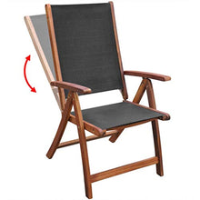 Xingshuoonline - Panchina da giardino in teak, resistente, 120 x 62,5 x 90 cm