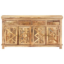 vidaXL Credenza Madia con 4 Cassetti Resistente Solida Robusta Durevole Elegante Pratica Rustica di Tendenza 160x40x85 cm Legno Massello di Mango