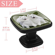 Due simpatici cani Pomelli per Porta Set di 4 Pomelli per Mobili Manopole per Cassetti Cucina Armadio Vetro