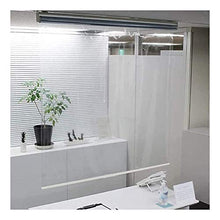 GDMING Tende con Occhielli Antivento, Impermeabile Resistente alle Intemperie Robusto Telo, 0.5mm Spessore Trasparente Copertura della Finestra Plastica Partizione, 36 Dimensioni