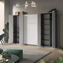 SMARTBett - Armadio per documenti, 100 cm, colore: Antracite/Bianco