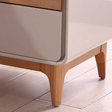 Comodino Multi-Funzione cassetto armadietto Piastra Comodino Grande capacità Semplice Comodino Camera da Letto (Color : Brown, Size : 54.4 * 39 * 45cm)