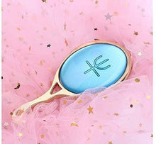 JACKWS Specchio Sailor Moon Trucco Mano Specchio da Toilette Principessa Mini Trucco Blu di Cristallo Specchio Simbolo Trucco Specchietto Regalo con Il Sacchetto Rosa