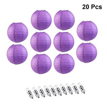 ARTFFEL Vola Carta LED Lanterna Rotonda Pieghevole Lanterna appesa Wedding Scene Decoration Lampada a Sospensione a LED 20PCS .Compleanno