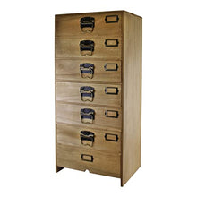 Tall Wooden Chest of Drawers