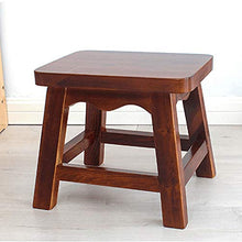Sgabello Moderno Sgabello in Legno massello Cinese Classico Semplice da Pranzo Forte e Robusto (Colore : Figure 1, Dimensione : 26 * 31 * 27)