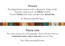 MASSIVMOEBEL24.DE FREEZY #38 Armadio in Legno Riciclato - Laccato/Multicolore 90x38x175