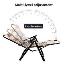 PAKUES-QO Sedia a Sdraio Pieghevole Regolabile per Esterni reclinabile a gravità Zero Design ergonomico Confortevole per Patio Giardino Supporto per Piscina da Spiaggia 400 libbre