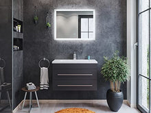 Mobile bagno Mars 800 SlimLine con specchio a LED antracite satinato