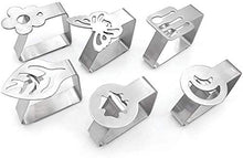 Wacemak1r - Supporto per tovaglia in acciaio inox, 6 pezzi