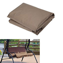 Oumefar Coprisedile Appeso Impermeabile Non Sbiadito Facile da Pulire per Swing Brond Nuovo(Brown)