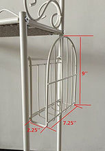 Pilaster design – Alzata a libera installazione da bagno con ripiano organizer, bianco