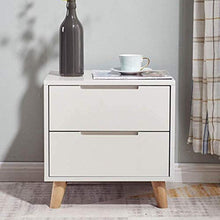 Comodino Comodino con cassetti in Legno massello, con Forte capacità di Cuscinetto per Camera da Letto, Studio, ECC. Bellissimo. B