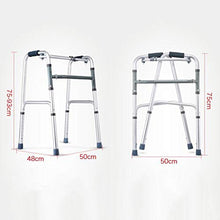 Telaio da passeggio Rollator Leggero Mobility Walker per Sedile 2, Regolabile in 8 File (Colore : D)