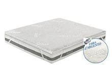 BiancheriaWeb Rinnova Materasso Topper Coprimaterasso Correttivo Antibatterico Memory Silver Matrimoniale Silver