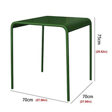 CGBF-Set di Mobili da Tavolo per Sedie da Giardino in Ferro da Esterno A 3 Pezzi,Set da Bistrot da Tavolino da 70cm