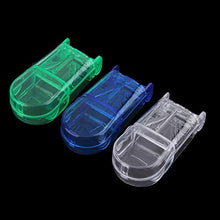 BanGSUN - Mini custodia portatile in plastica per pillole, per medicina, colore: Verde trasparente