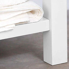 Randalsa Mobili Olive | Bianco Opaco | Manico Nero | 100 X 88,5 X 45 cm + lavabo in Ceramica