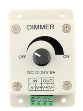 SaySure - 1Pcs 12-24V 8A Adjustable LED Light Lamp Strip Dimmer