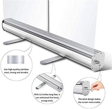 Topniu. (Usando in affari) 32x72in Pull Up Banner Banner TRASPARENTE/CLEAR PVC Mobile Sneeze Guard, Schermo di protezione Schermo sociale Scudo sociale, schermo di igiene trasparente personale, divi