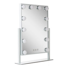 Specchio per il trucco illuminato LED 4200ºK 41x47,5Cm Regolabile bianco30.000H [SUN-ESLED-03-W] | Greenice