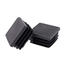 Tamkyo Plastic Inserti per Tubi Quadrati Inserti di Chiusura 30mm X 30mm 30 Pezzi Neri