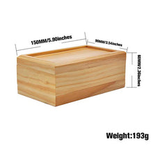Dailymall Regalo Portasigarette Portasigarette a Mano in Legno Resistente 2 Pezzi