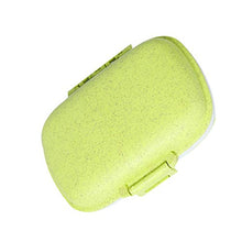 VONKY Paglia di grano di plastica portatile della Storage Box 8 griglia Mini Vitamine Organizzatore Medicina Contenitori