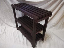 LA IBERICA Panca in Legno, Lunghezza 65 cm, Colore Mogano