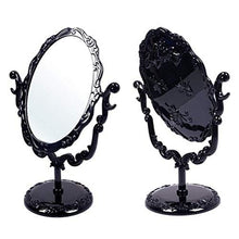 Specchio Black Butterfly Rotatibile Desktop Desktop Gothic Rose Stand Compact Makeup Piccola Dimensione di Alta qualità