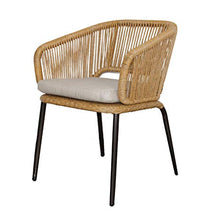 Sedia in Rattan Sedie da Pranzo Poltrona Poltrona per Terrazza Giardino Balcone Esterno