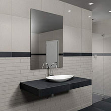 LUX ELEMENTS LLAVE5001 - Lavandino da appoggio, pronto da piastrellare, 117 x 58,5 x 10 cm, colore: Grigio