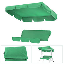 HelloCreate, set di copertura per altalena impermeabile per patio e altalena + copri sedile per altalena a 3 posti
