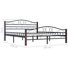 SKM Giroletto Nero in Metallo 180x200 cm (23.9kg)