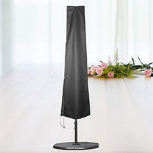 Yardwe Parasole per ombrellone Parasole Impermeabile per Esterni Copri-Ombrello con Cerniera 190x50x30cm