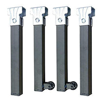 IMEX EL ZORRO Set 4 Gambe a Rete con Ruote, 350 x 30 x 30 mm, Metallo, Neutro, 39.0x5.0x3.0 cm