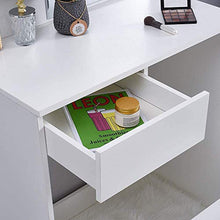 Stile moderno mobili in legno, legno comò camera da letto spogliatoio tavolo con specchio e ripiani aperti,White