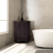 Teamson Home Mobile Bagno D'Angolo Da Legno Armadietto Marrone ELG-596