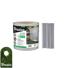 Bradas 0292 - Nastro per recinzione, 19 cm x 35 m, colore: Grigio