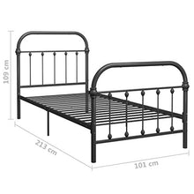 SKM Giroletto Grigio in Metallo 90x200 cm (17.1kg)